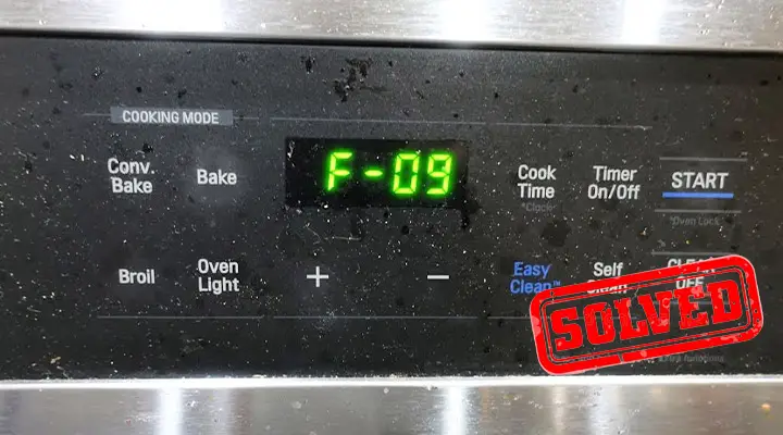 How To Fix F9 Error Code LG Electric Oven