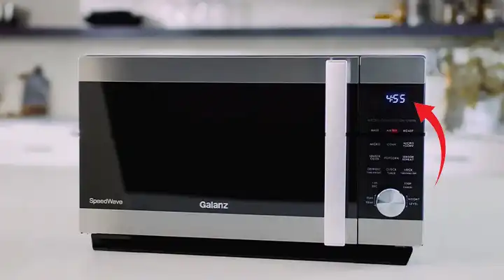 how to set clock on galanz microwave