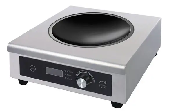 curved plate induction stove for wok