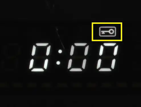 notice the padlock icon  little key icon LOC appears